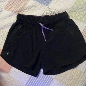 Athleta girl black 8-10 shorts